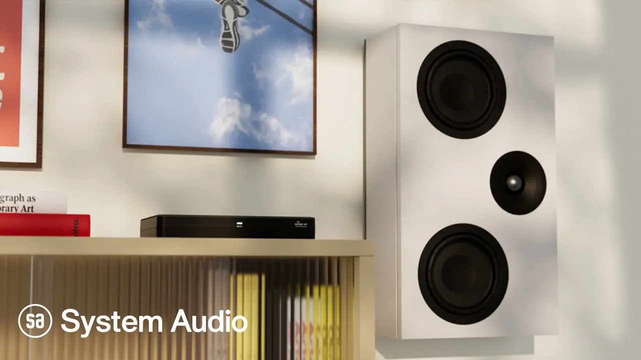 System Audio Silverback DS Musikksystem dom er enkelt. Trådløst